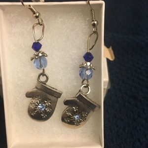 OOAK handmade Christmas earrings